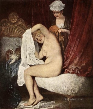  rococó - El Toilette Jean Antoine Watteau clásico rococó